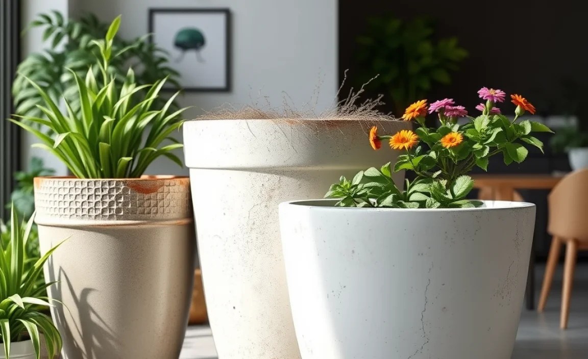 large containers for gardening