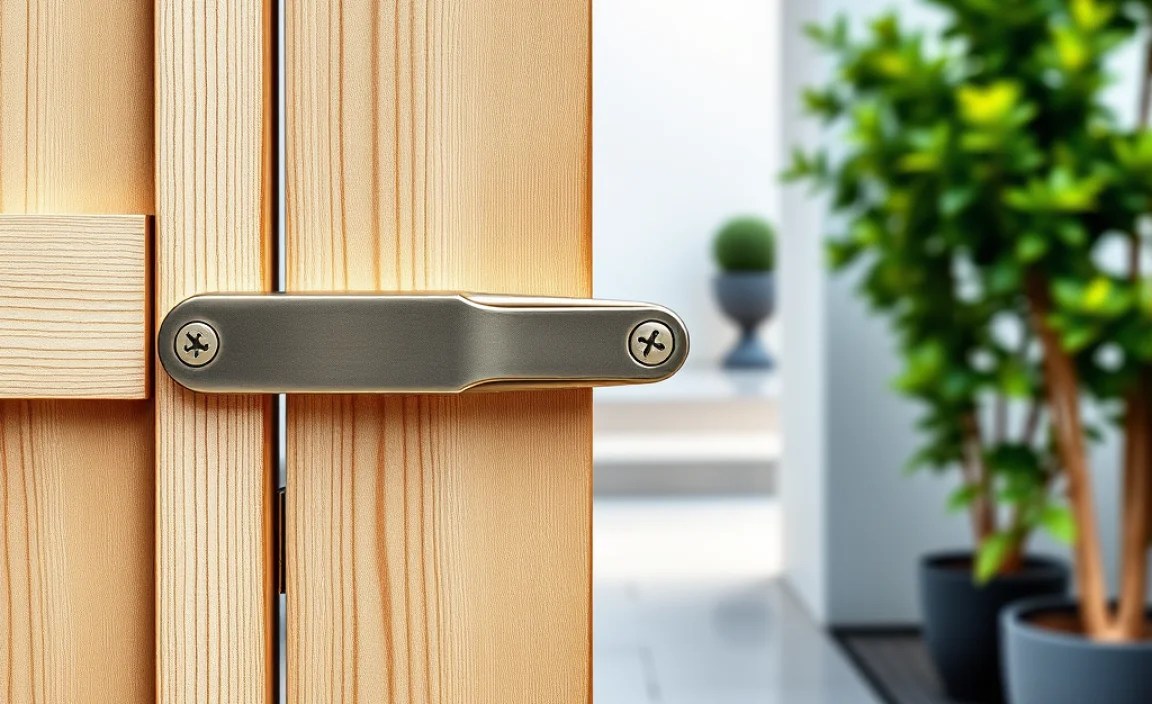 latch for outdoor gate