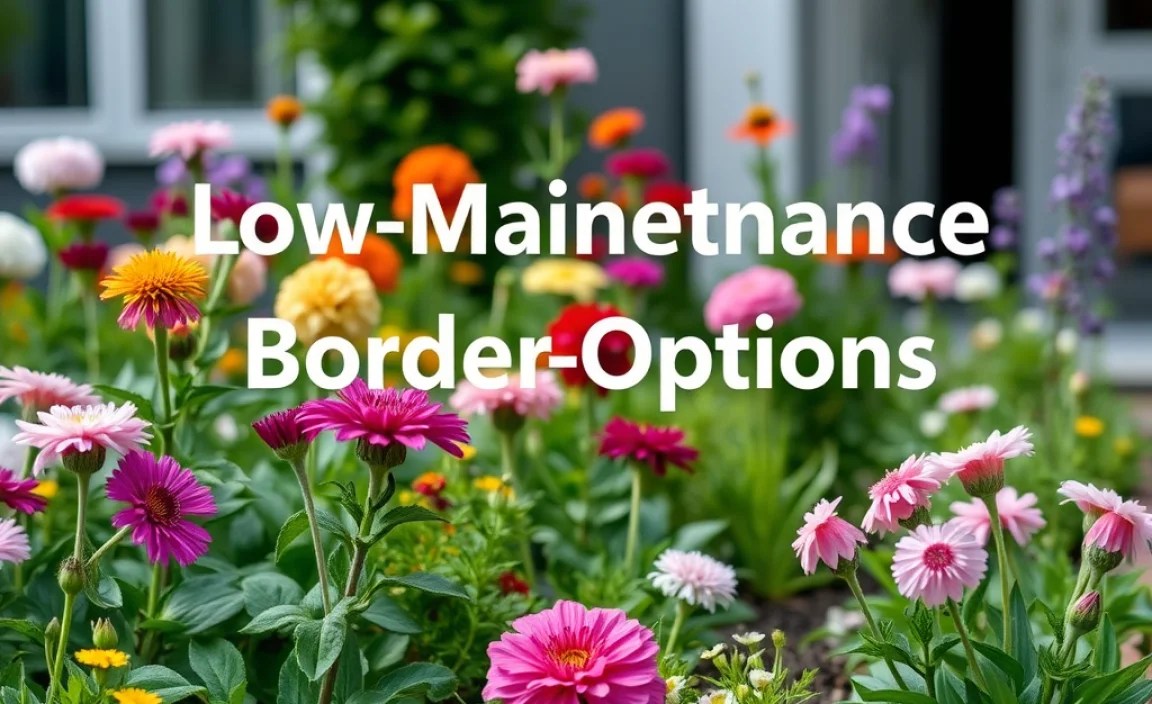 Low-Maintenance Border Options