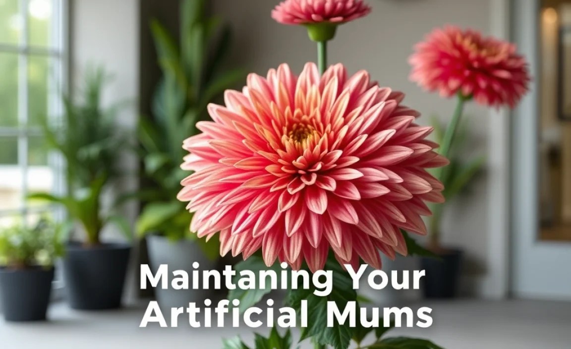 Maintaining Your Artificial Mums