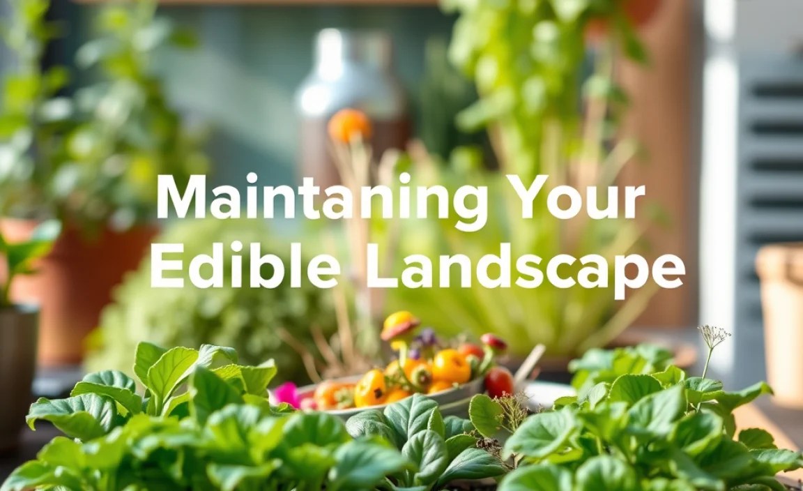 Maintaining Your Edible Landscape