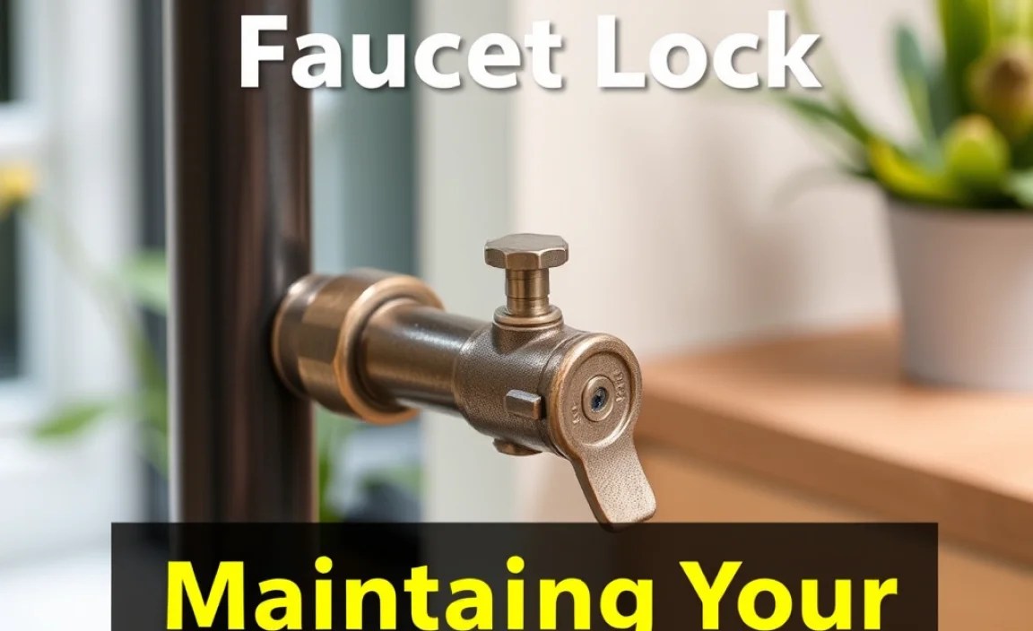 Maintaining Your Faucet Lock