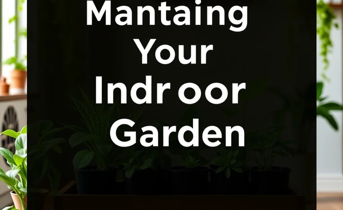 Maintaining Your Indoor Garden