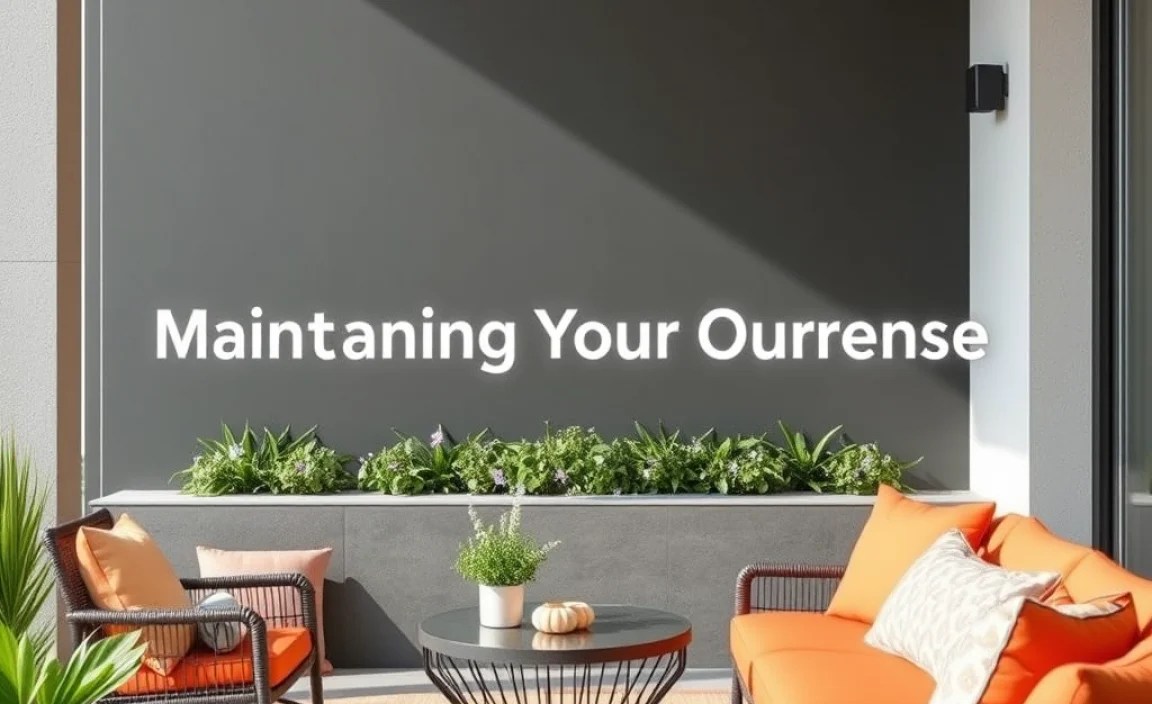 Maintaining Your Orange Cushions