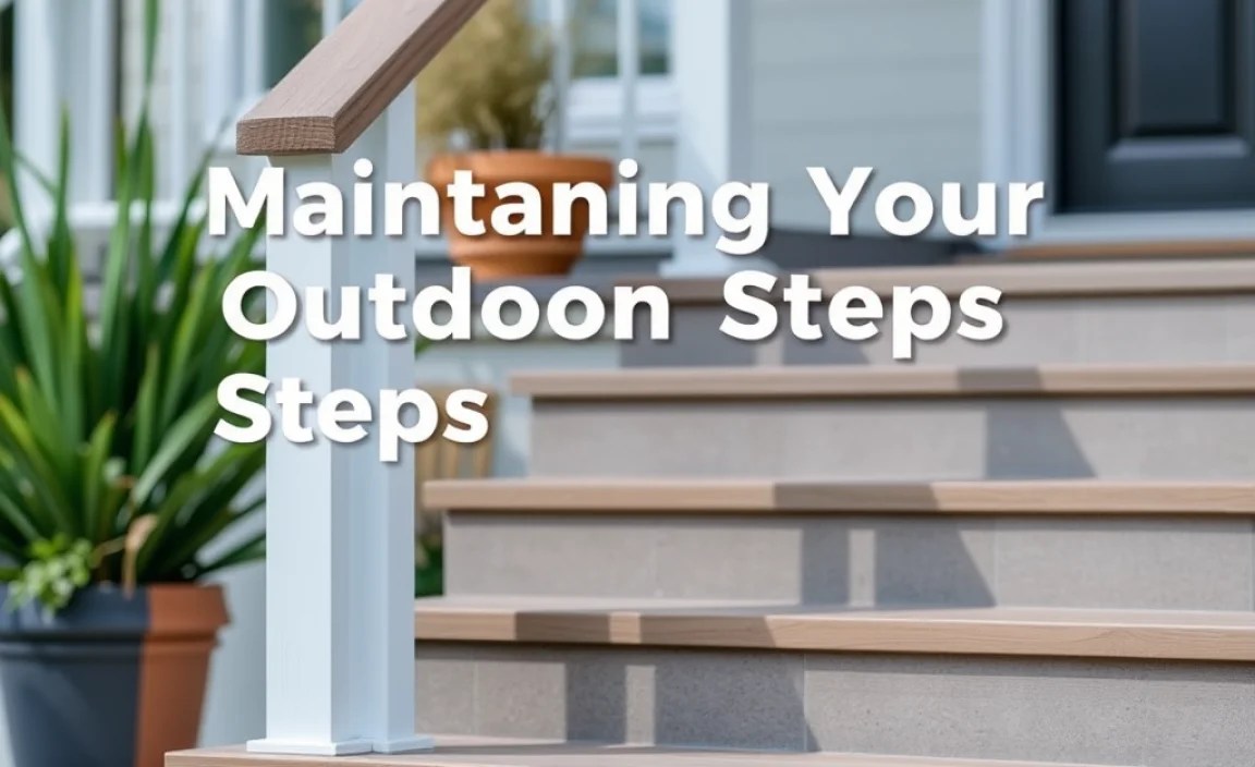 Maintaining Your Outdoor Steps