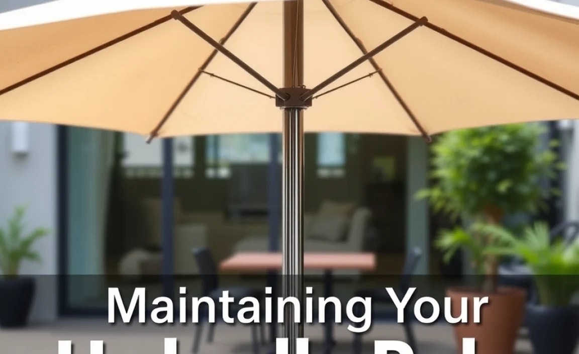 Maintaining Your Umbrella Pole