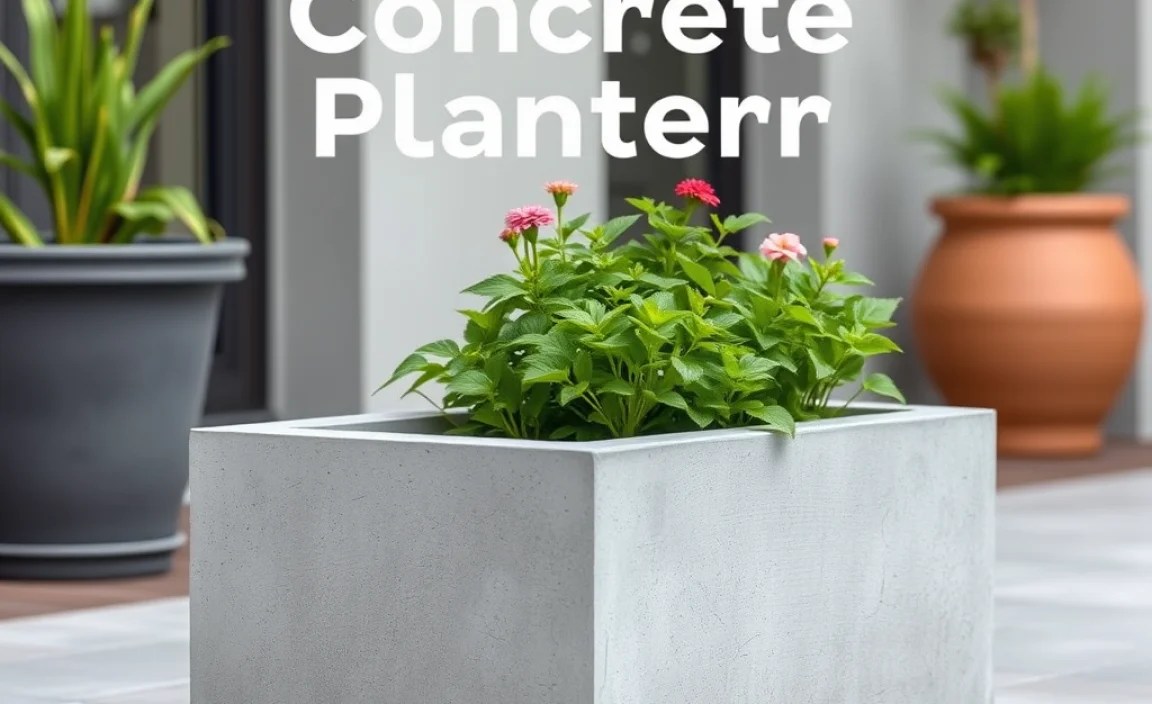 Making a Concrete Block Planter