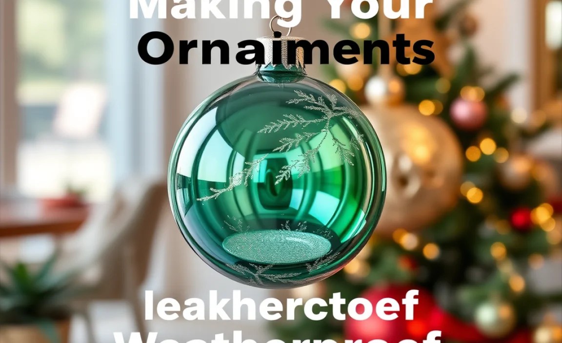 Making Your Ornaments Weatherproof