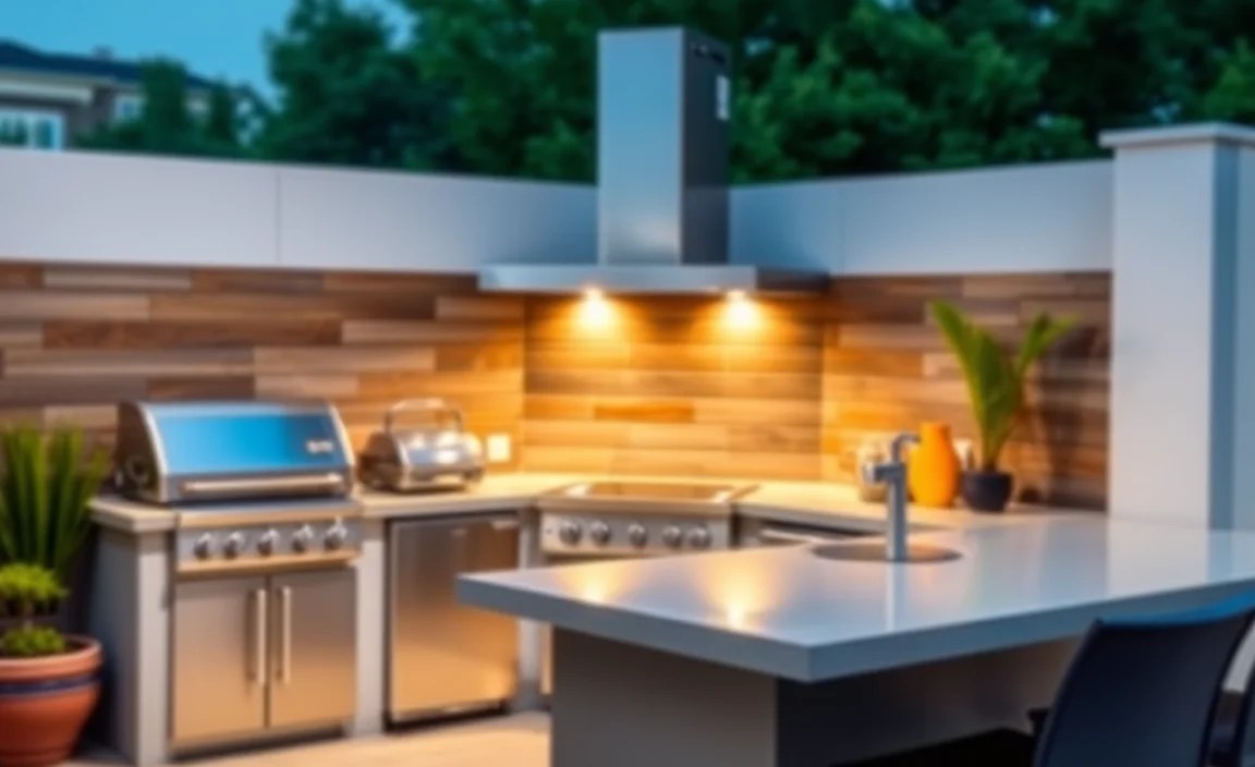 Material Costs for Outdoor Kitchen