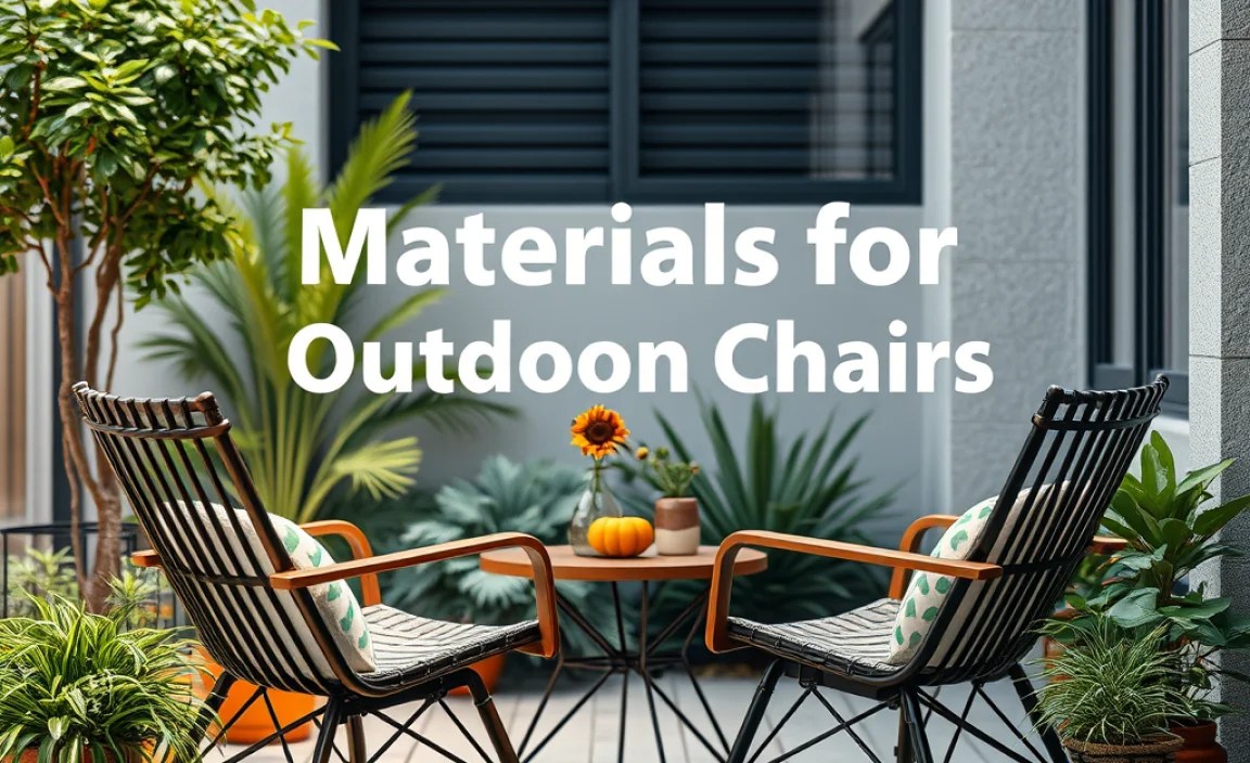 Materials for Outdoor Chairs