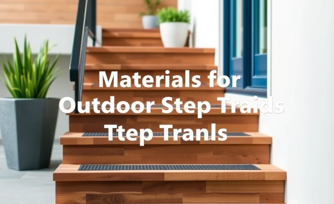 Materials for Outdoor Step Treads