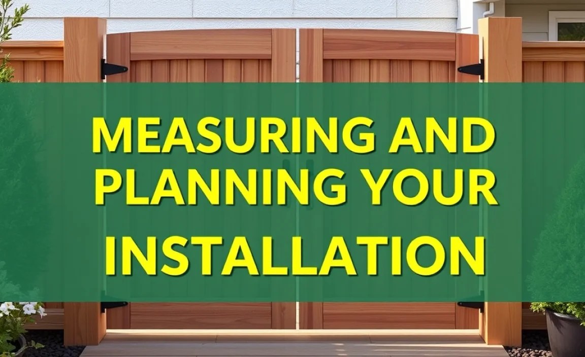 Measuring and Planning Your Deck Gate Installation