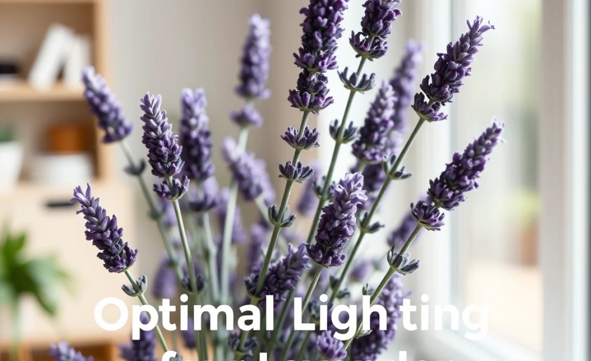 Optimal Lighting for Indoor Lavender