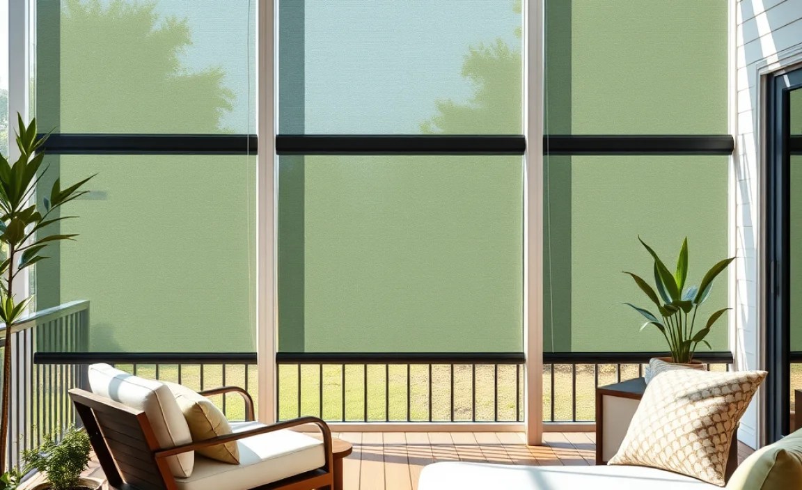 outdoor blinds for deck