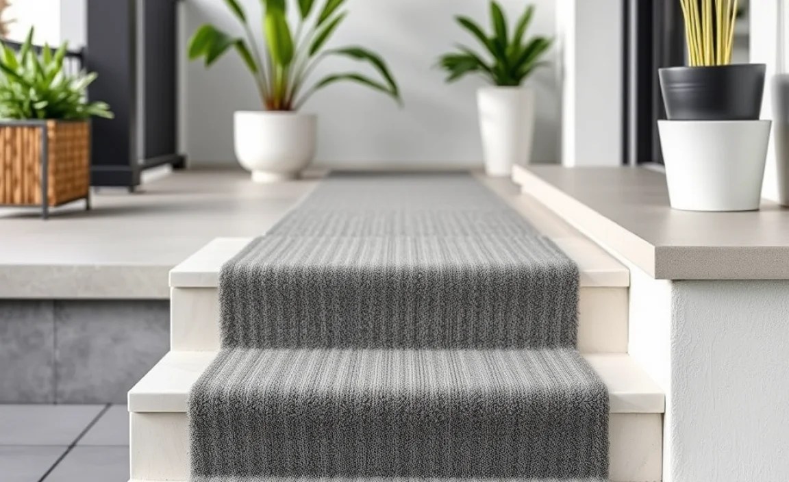outdoor carpet for steps