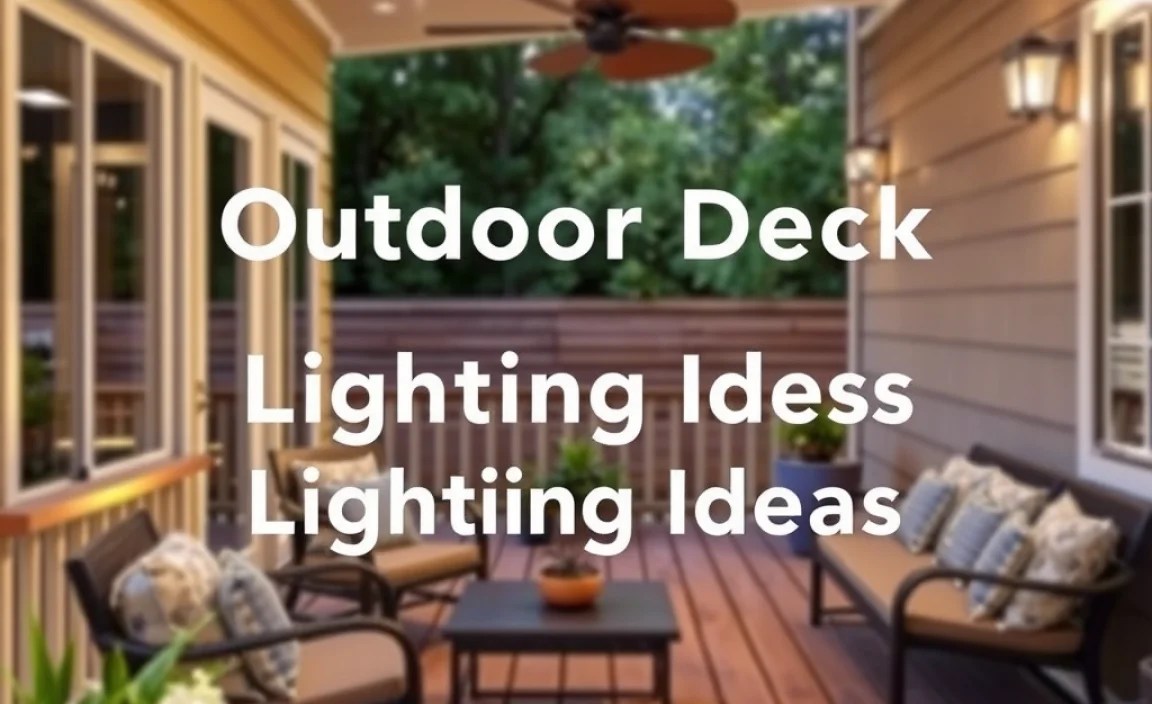 Outdoor Deck Lighting Ideas