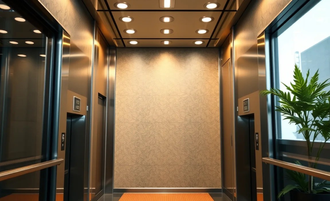 outdoor elevator decks