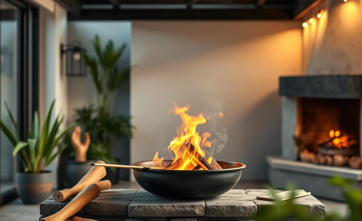 outdoor fireplace cooking