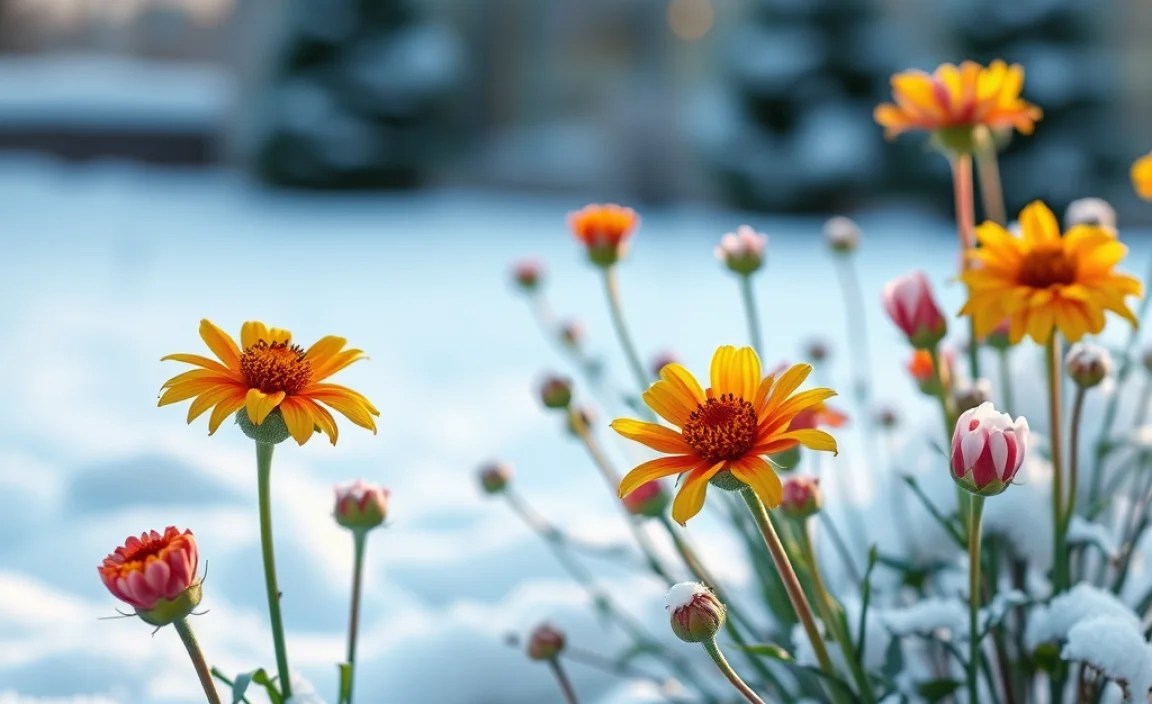 outdoor flowers winter