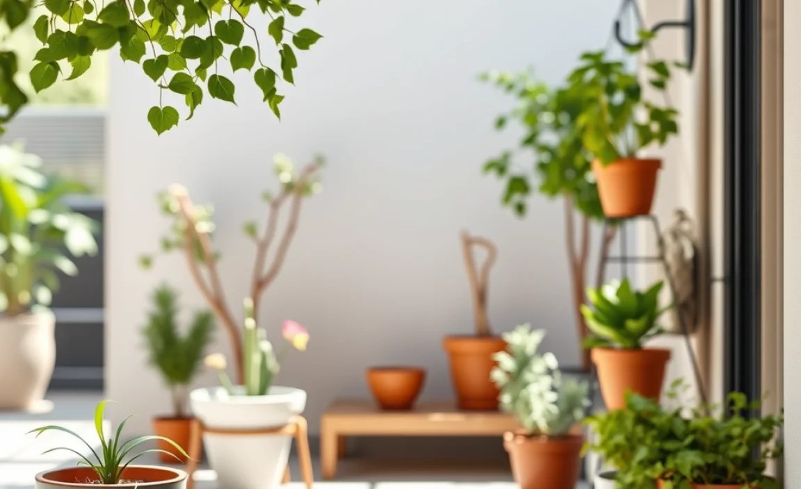 outdoor hooks for plants