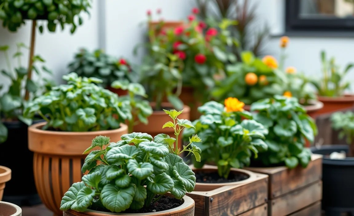 outdoor planters for vegetables