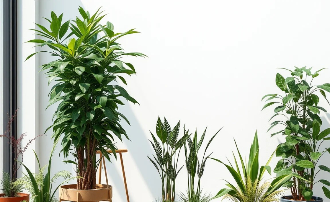 outdoor stands plants