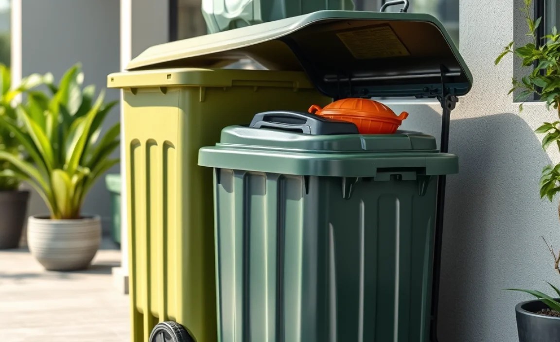 outdoor storage for garbage