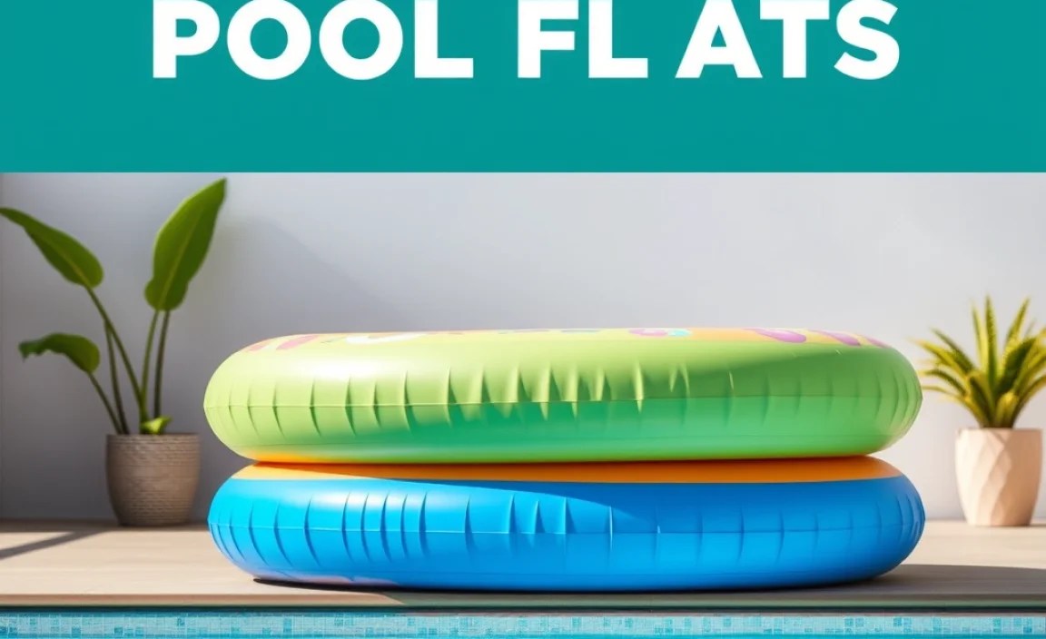 outdoor storage pool floats