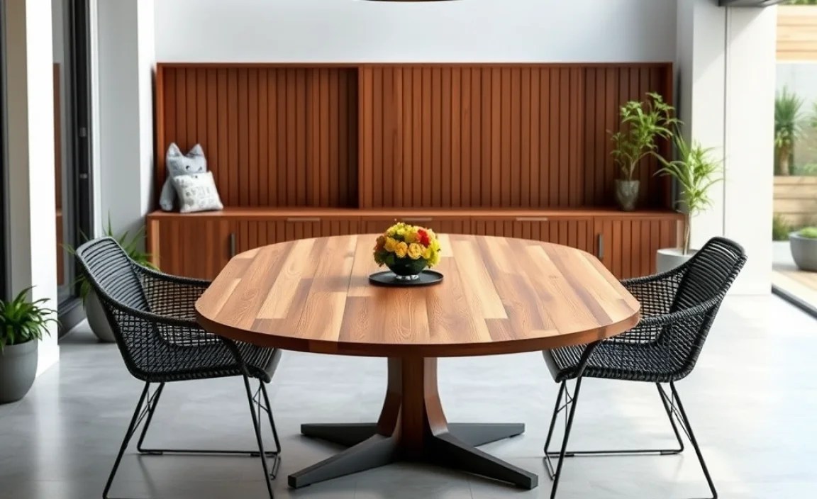 oval outdoor dining table 10