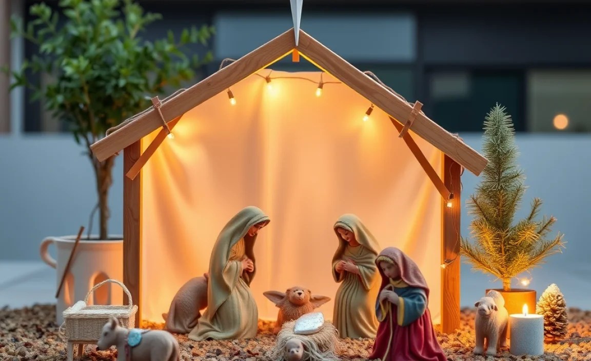 patterns for outdoor nativity scene