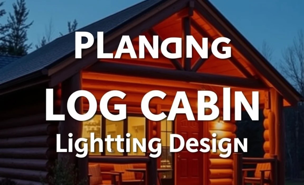 Planning Your Log Cabin Lighting Design