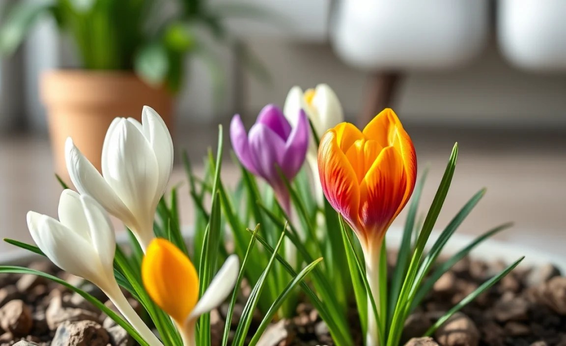 plant crocus bulbs
