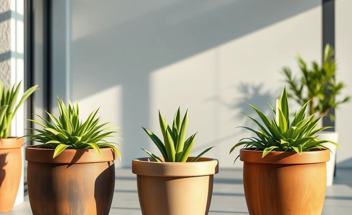 planters for outdoor