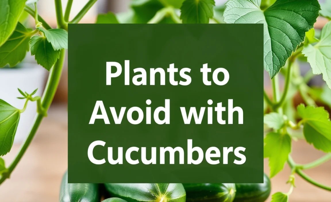 Plants to Avoid with Cucumbers