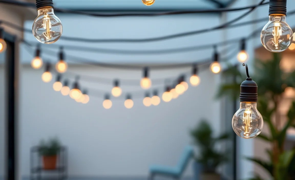 post outdoor string lights