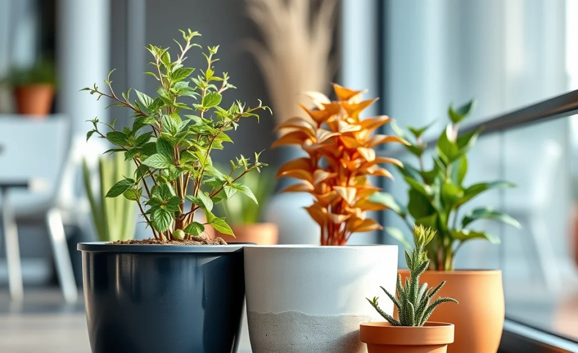 pots for plants outdoor