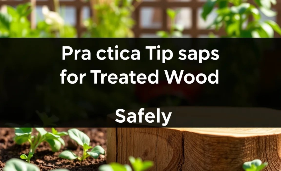 Practical Tips for Using Treated Wood Safely