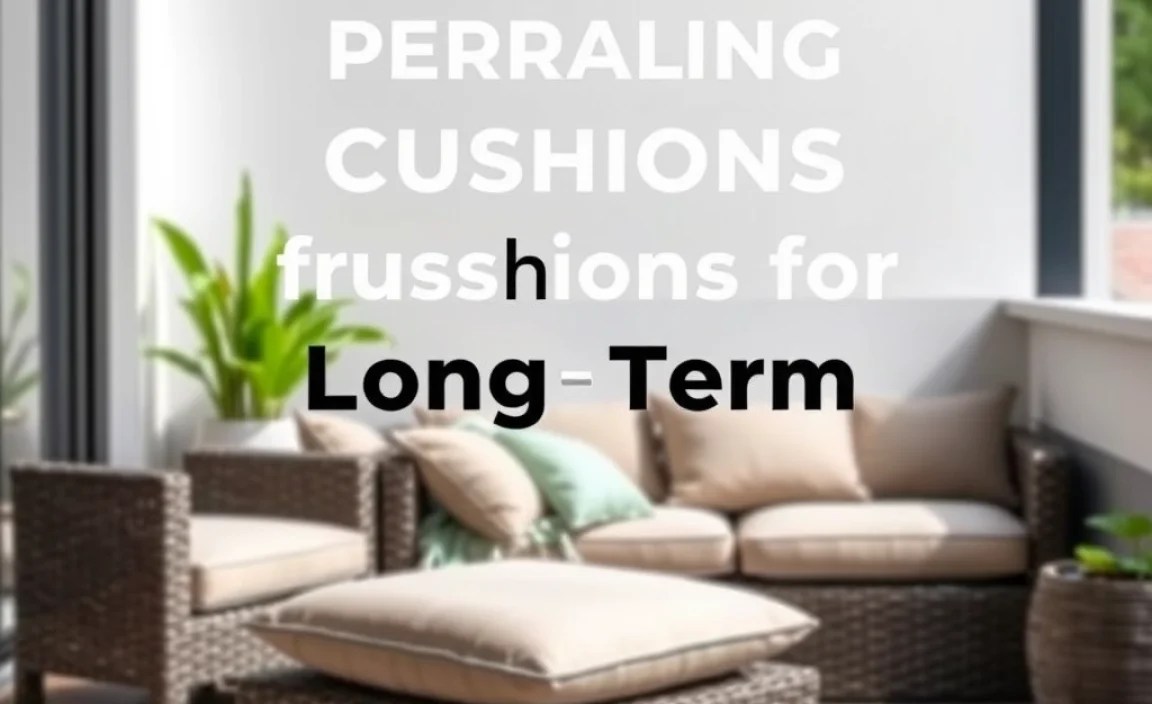 Preparing Cushions for Long-Term Storage