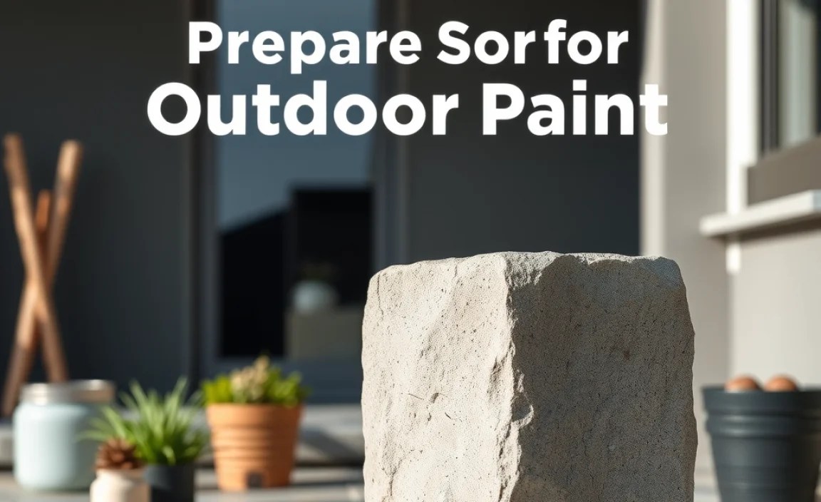 Preparing Stone for Outdoor Paint