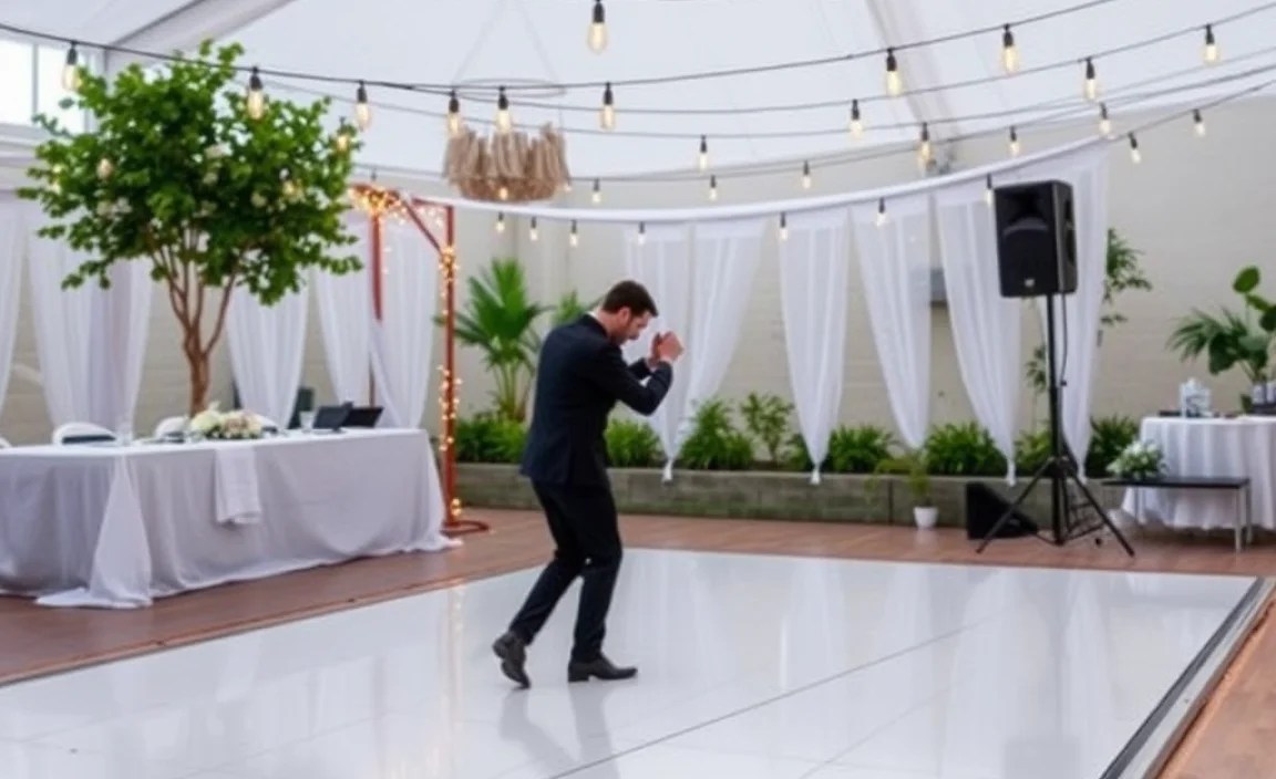 Preparing the Space for the Dance Floor
