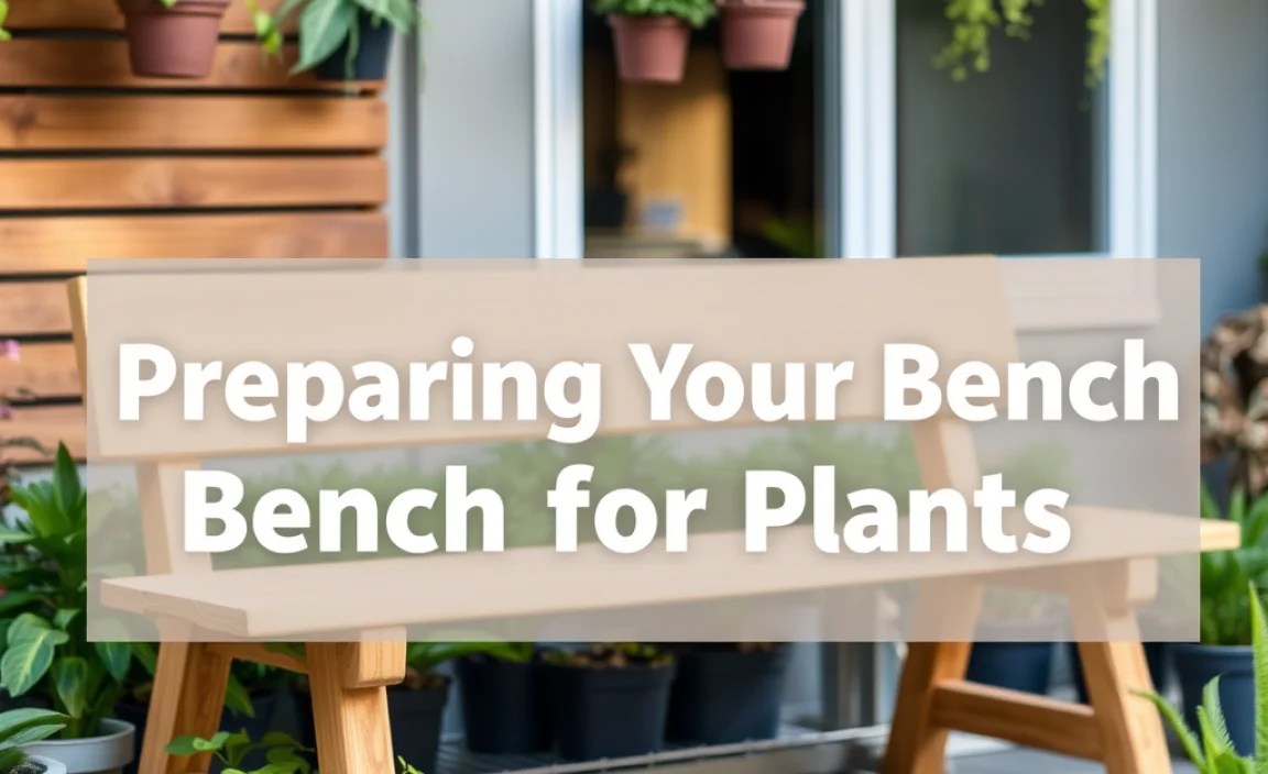 Preparing Your Bench for Plants