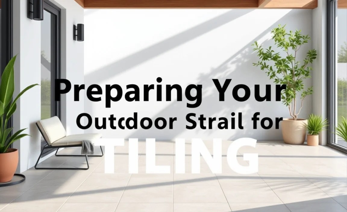 Preparing Your Outdoor Space for Tiling