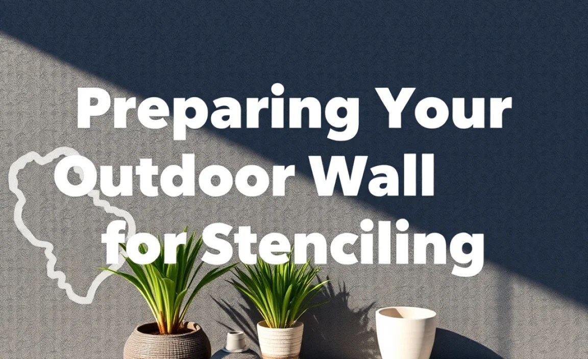 Preparing Your Outdoor Wall for Stenciling