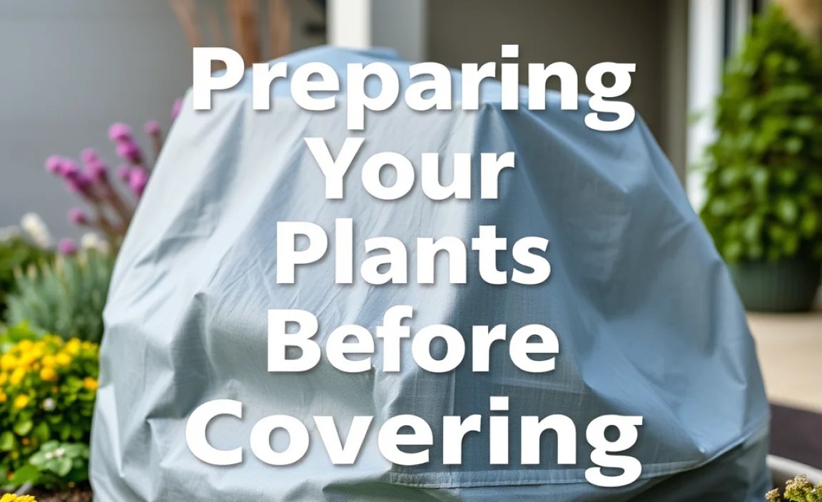 Preparing Your Plants Before Covering