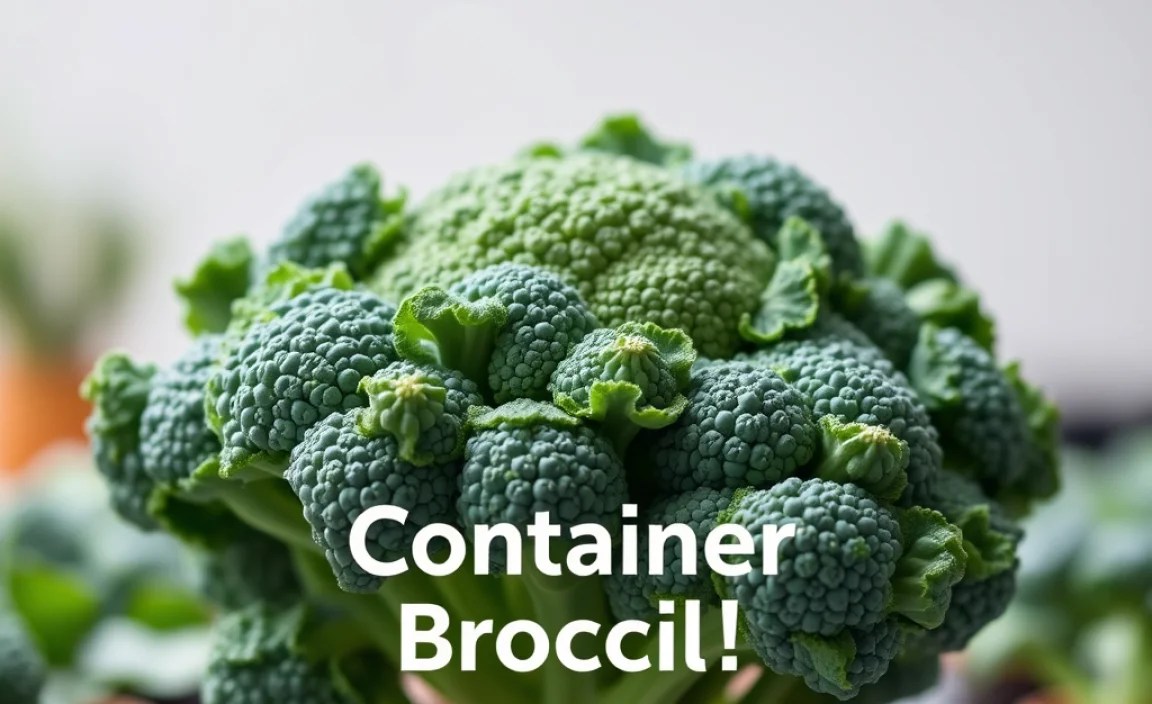 Proper Watering Techniques for Container Broccoli