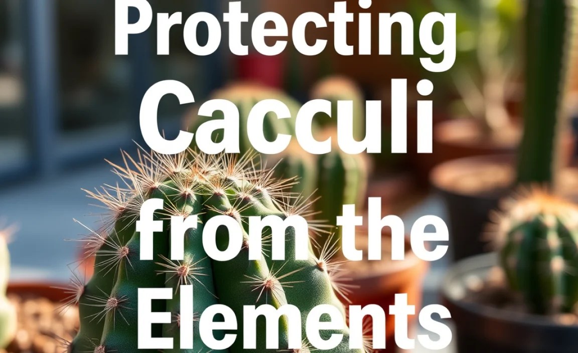 Protecting Cacti from the Elements