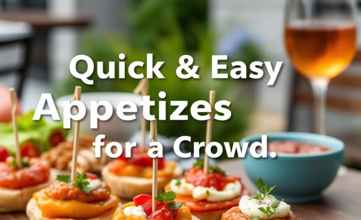 Quick & Easy Appetizers for a Crowd