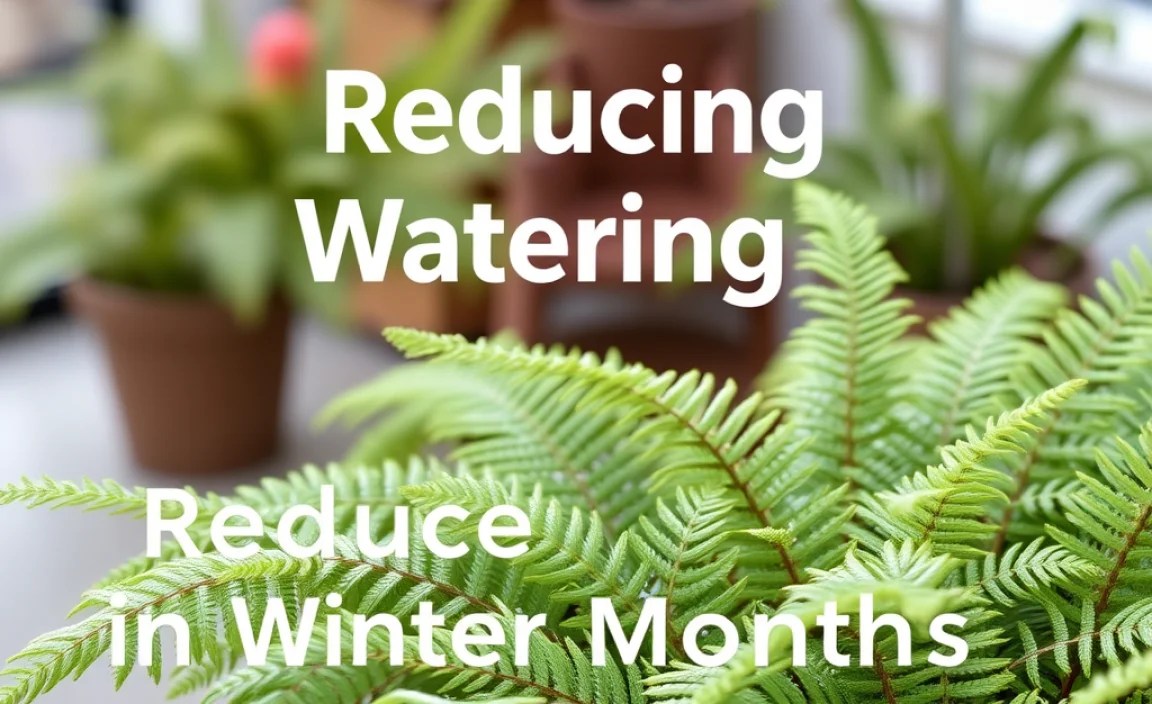 Reducing Watering in Winter Months
