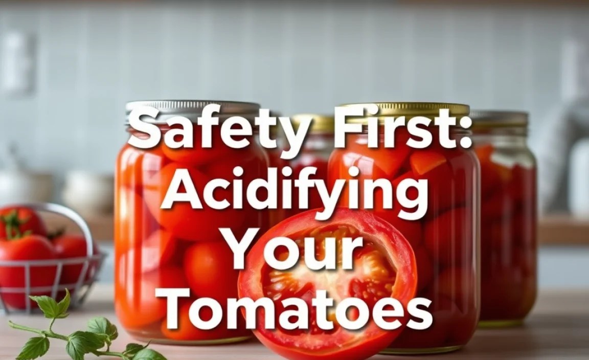 Safety First: Acidifying Your Tomatoes