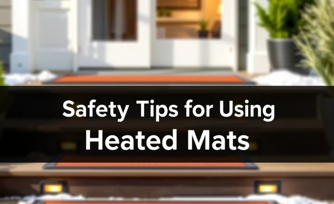 Safety Tips for Using Heated Mats